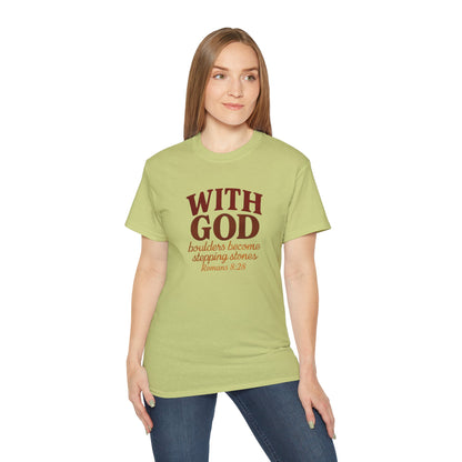 Faith-Inspired Unisex Tee, Inspirational T-Shirt, Spiritual Gift, Bible Verse Apparel, Christian Clothing, Everyday Wear