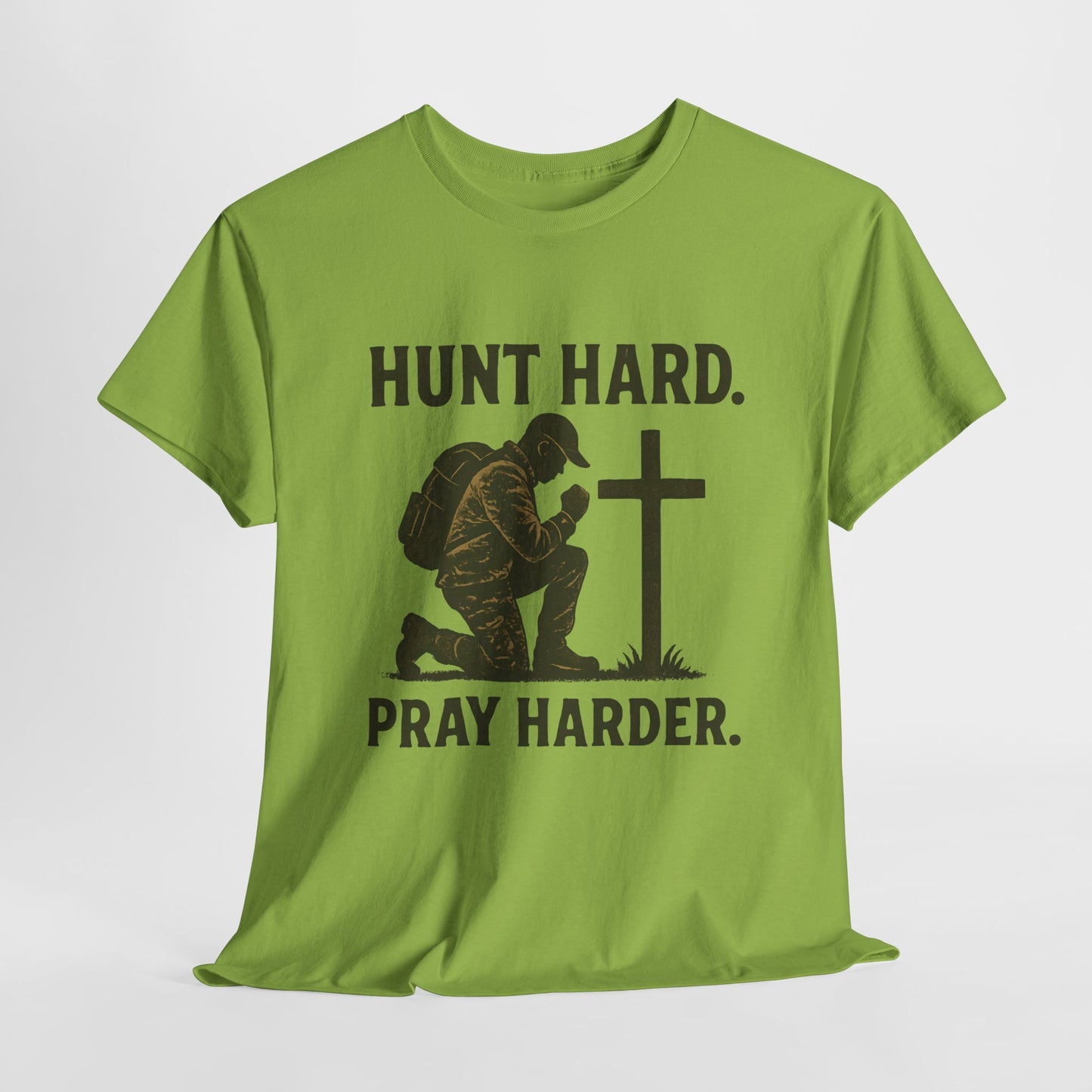 Hunting Inspirational Tee, Unisex Heavy Cotton Shirt, Gift for Hunters, Outdoor Apparel, Motivational T-Shirt