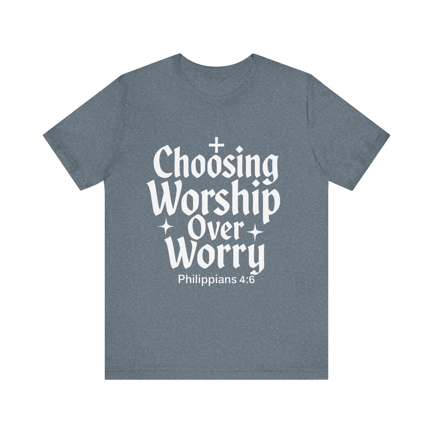 Faith-Inspired Unisex Tee: Choosing Worship Over Worry, Christian Apparel, Inspirational Gift, Spiritual T-Shirt, Everyday Wear, Gift [...]