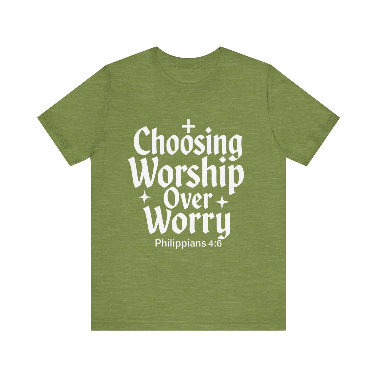 Faith-Inspired Unisex Tee: Choosing Worship Over Worry, Christian Apparel, Inspirational Gift, Spiritual T-Shirt, Everyday Wear, Gift [...]