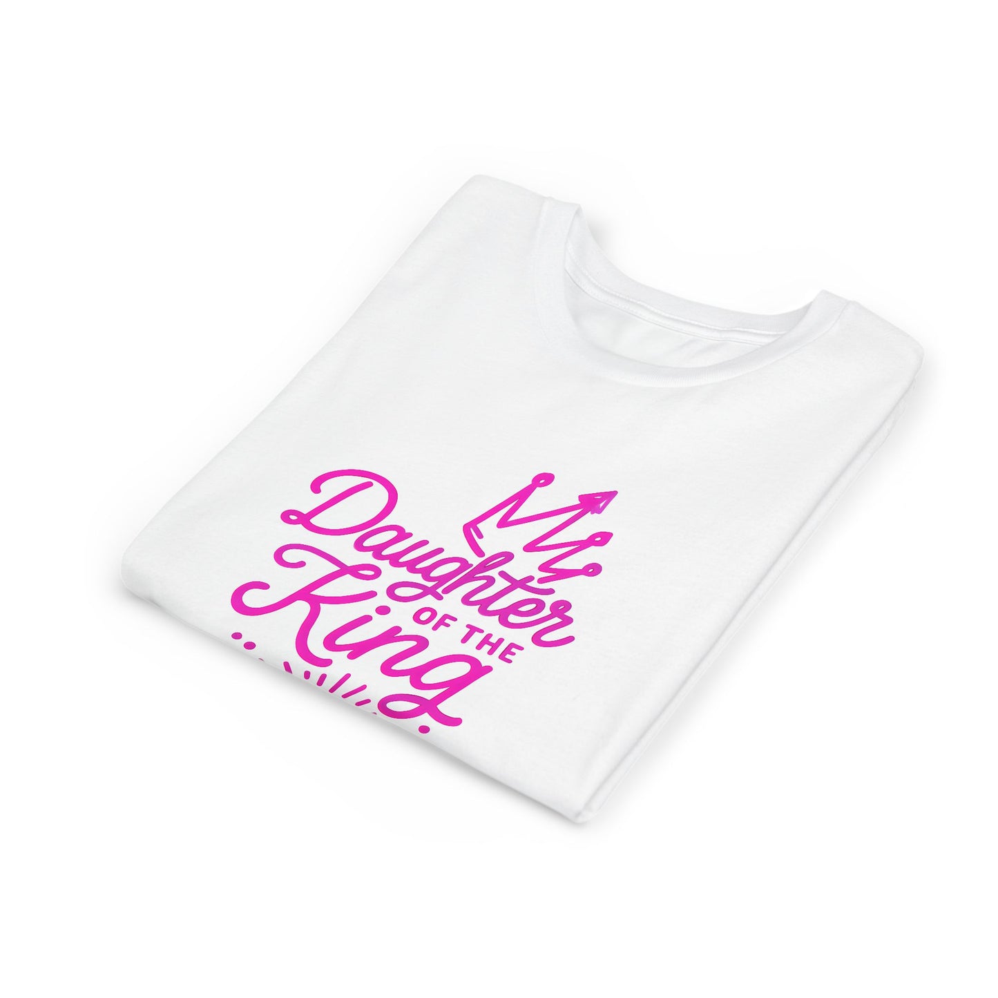 Daughter of the King Youth Tee, Faith Inspired T-Shirt, Christian Apparel for Kids, Birthday Gift, Scripture Tee, Encouraging Youth Shirt