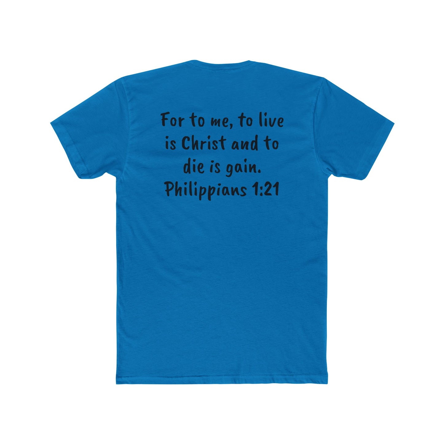 Faith-Inspired Unisex Cotton Tee, Christian Apparel, Inspirational Shirt, Gift for Believers, Bible Verse Tee, Casual Wear