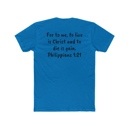 Faith-Inspired Unisex Cotton Tee, Christian Apparel, Inspirational Shirt, Gift for Believers, Bible Verse Tee, Casual Wear