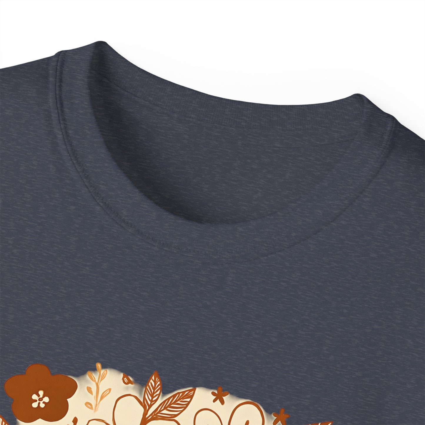 Amazing Grace Floral Unisex Ultra Cotton Tee, Vintage T-Shirt, Gift for Music Lovers, Spiritual Apparel, Heartwarming Quote Tee