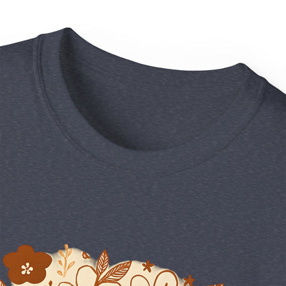 Amazing Grace Floral Unisex Ultra Cotton Tee, Vintage T-Shirt, Gift for Music Lovers, Spiritual Apparel, Heartwarming Quote Tee