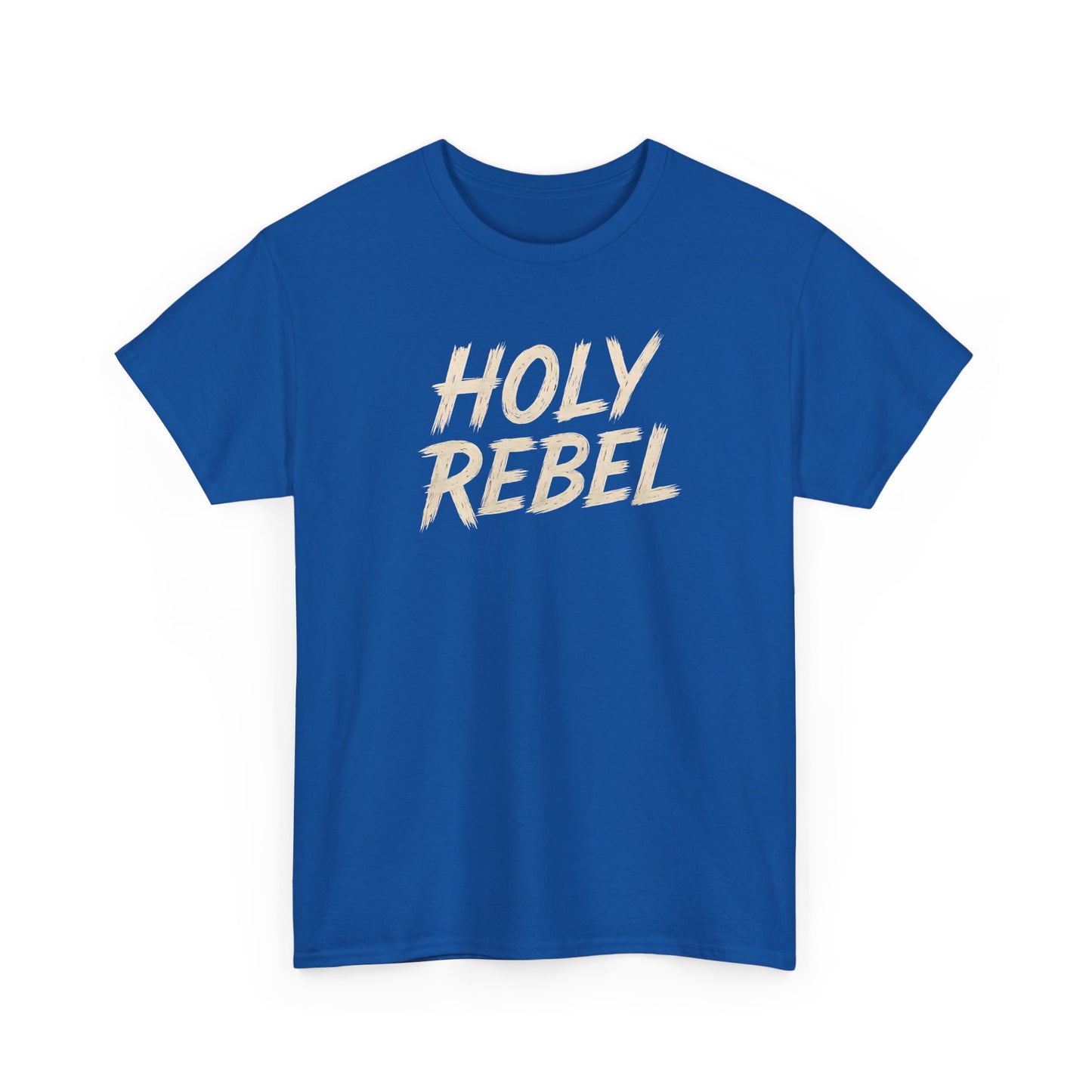 Holy Rebel Unisex Heavy Cotton Tee, Inspirational Christian T-Shirt, Unique Gift for Rebels, Faith-Based Apparel, Motivational Quote [...]