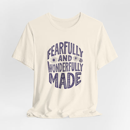 Fearfully and Wonderfully Made T-Shirt | Unisex Inspirational Tee, Faith-Based Apparel, Gift for Encouragement, Everyday Wear, [...]