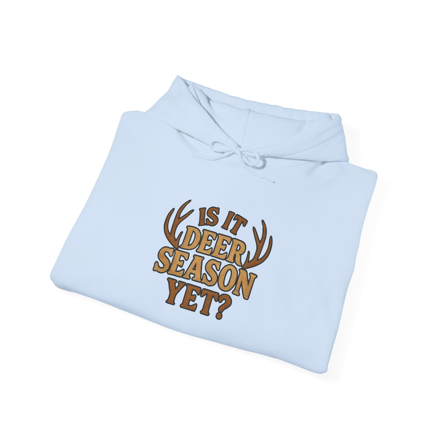 Deer Season Hooded Sweatshirt - Cozy Apparel for Hunters, Great for Fall Adventures, Camping, or Casual Outings, Gift for Outdoorsy Friends