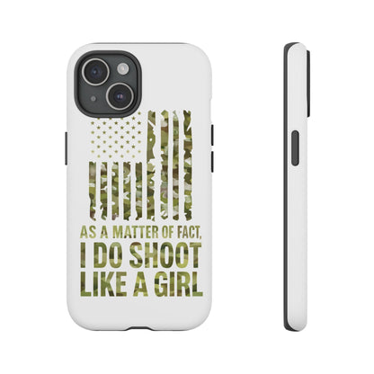 Tough Cases: Camouflage Phone Case, Patriotic Gift, Women's Empowerment, Outdoor Lover, Military Mom, Shooting Sports