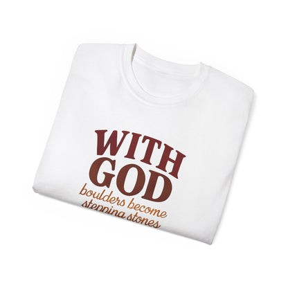Faith-Inspired Unisex Tee, Inspirational T-Shirt, Spiritual Gift, Bible Verse Apparel, Christian Clothing, Everyday Wear