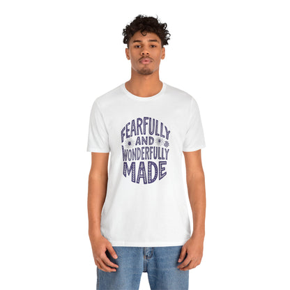 Fearfully and Wonderfully Made T-Shirt | Unisex Inspirational Tee, Faith-Based Apparel, Gift for Encouragement, Everyday Wear, [...]