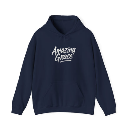 Amazing Grace Hoodie, Inspirational Sweatshirt, Faith-Based Apparel, Cozy Gift for Her, Unisex Spiritual Hoodie