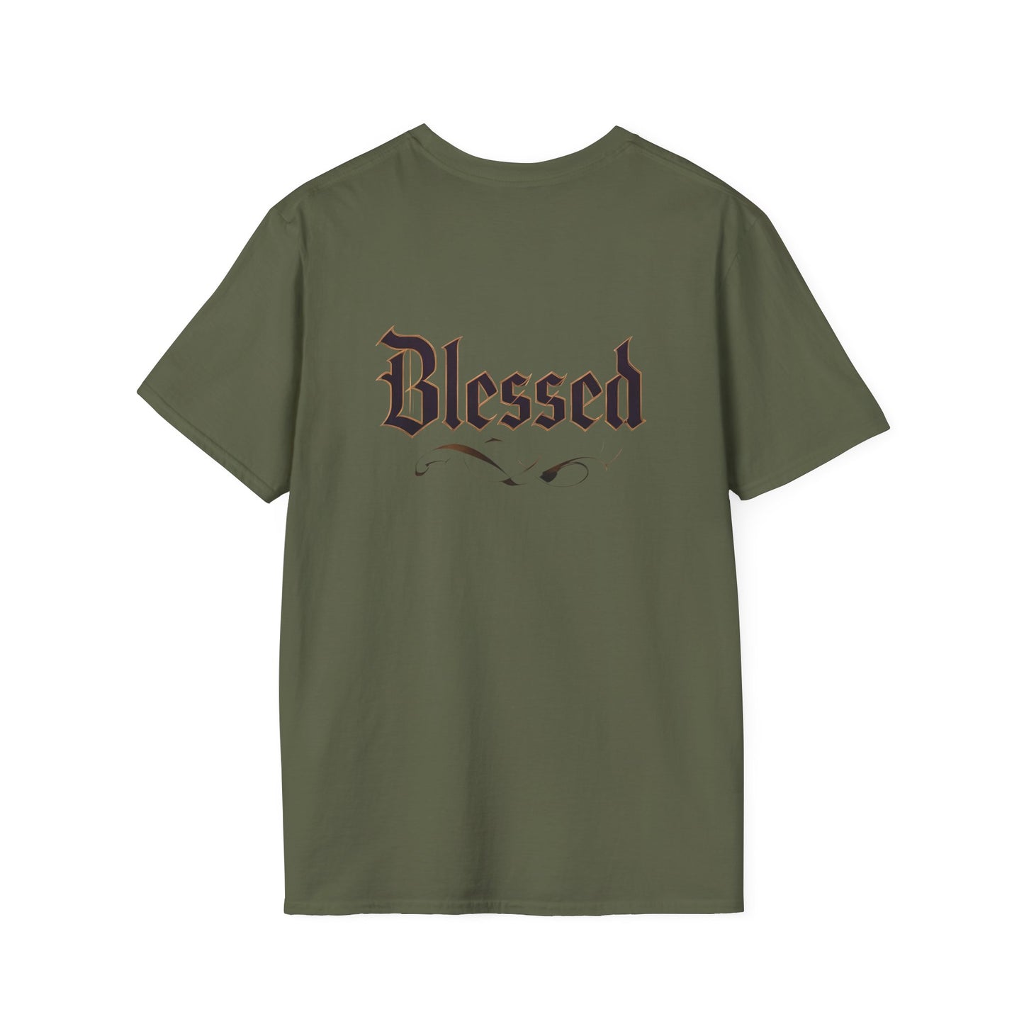 Blessed Unisex Softstyle T-Shirt for Everyday Comfort, Casual Wear, Gift for Friends, Spiritual Apparel, Summer Fashion