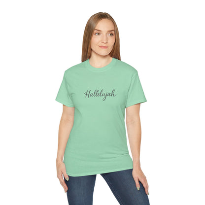 Hallelujah Unisex Ultra Cotton Tee - Casual Graphic Shirt, Faith-Based Apparel, Gifts for Christian Friends, Spring Fashion, [...]
