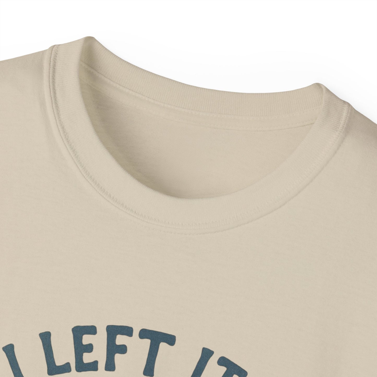 Inspirational Christian T-Shirt, I Left It in the Water Tee, Faith-Based Apparel, Unisex Cotton Top, Gift for Believers, Spiritual Wear