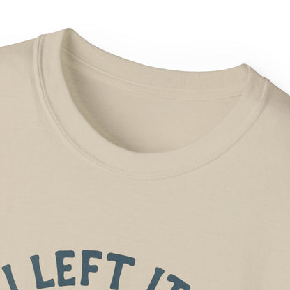 Inspirational Christian T-Shirt, I Left It in the Water Tee, Faith-Based Apparel, Unisex Cotton Top, Gift for Believers, Spiritual Wear