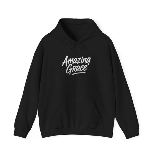 Amazing Grace Hoodie, Inspirational Sweatshirt, Faith-Based Apparel, Cozy Gift for Her, Unisex Spiritual Hoodie