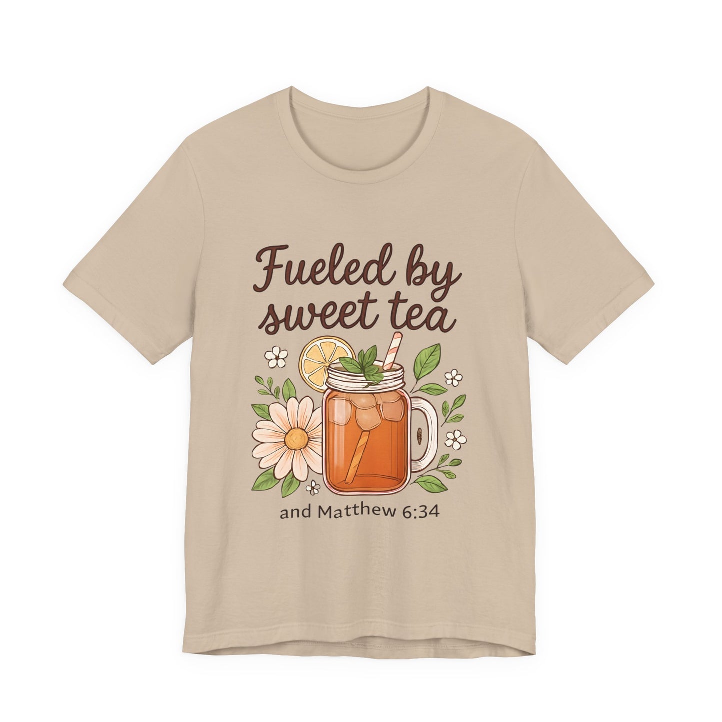 Sweet Tea Inspired Unisex Tee | Perfect for Summer Gatherings, Gifts for Tea Lovers, Relaxed Style, Casual Wear, Bible Verse Shirt