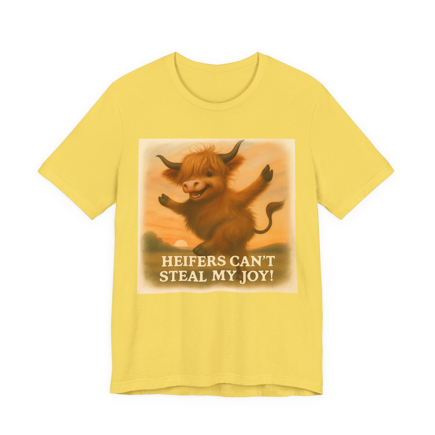 Joyful Heifer Unisex Tee - Perfect for Cow Lovers, Farm Life, Everyday Wear, Gifts, and Celebrations!