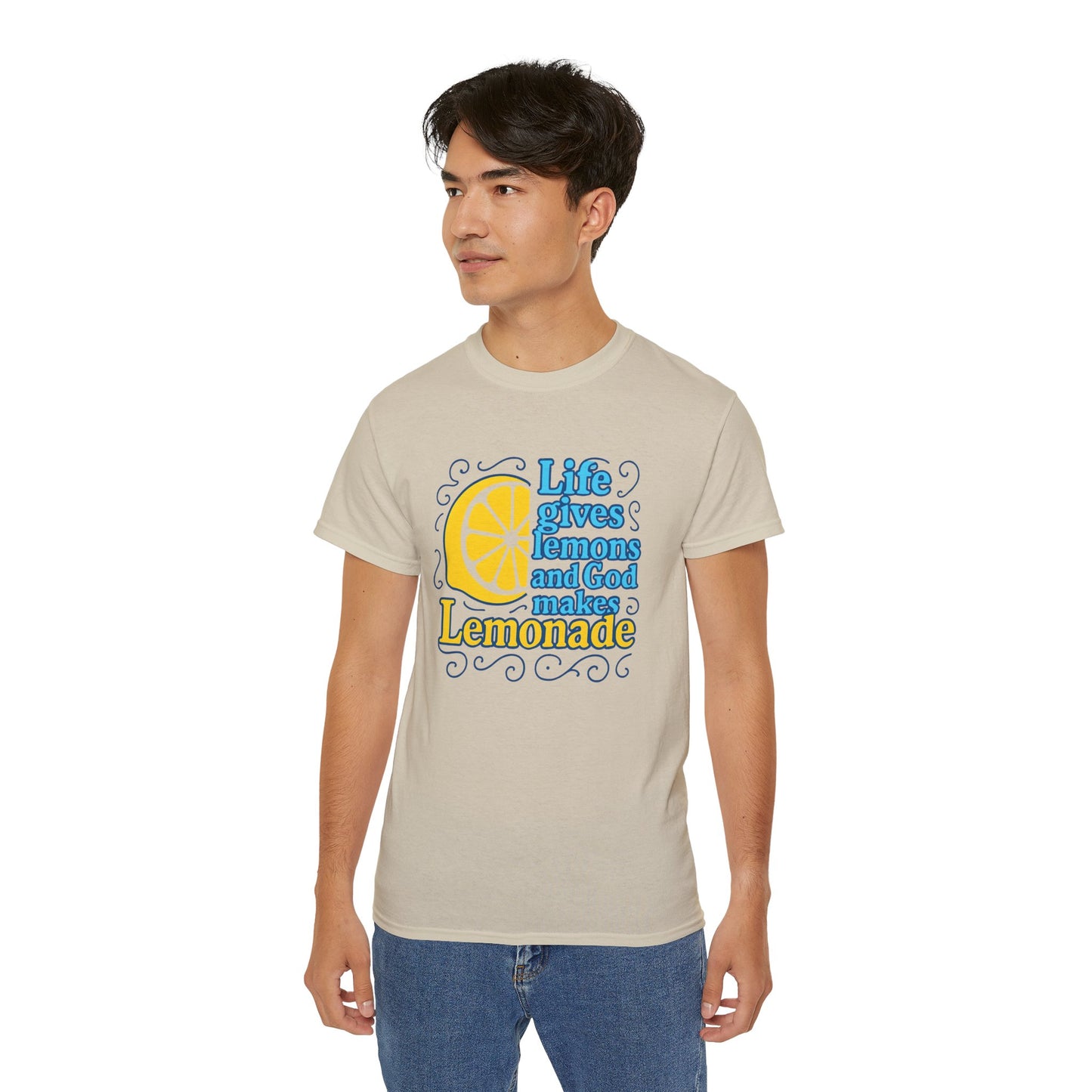 Life Gives Lemons Tee, Positive Quote T-Shirt, Unisex Cotton Shirt, Inspirational Gift, Casual Summer Wear, Lemonade Theme