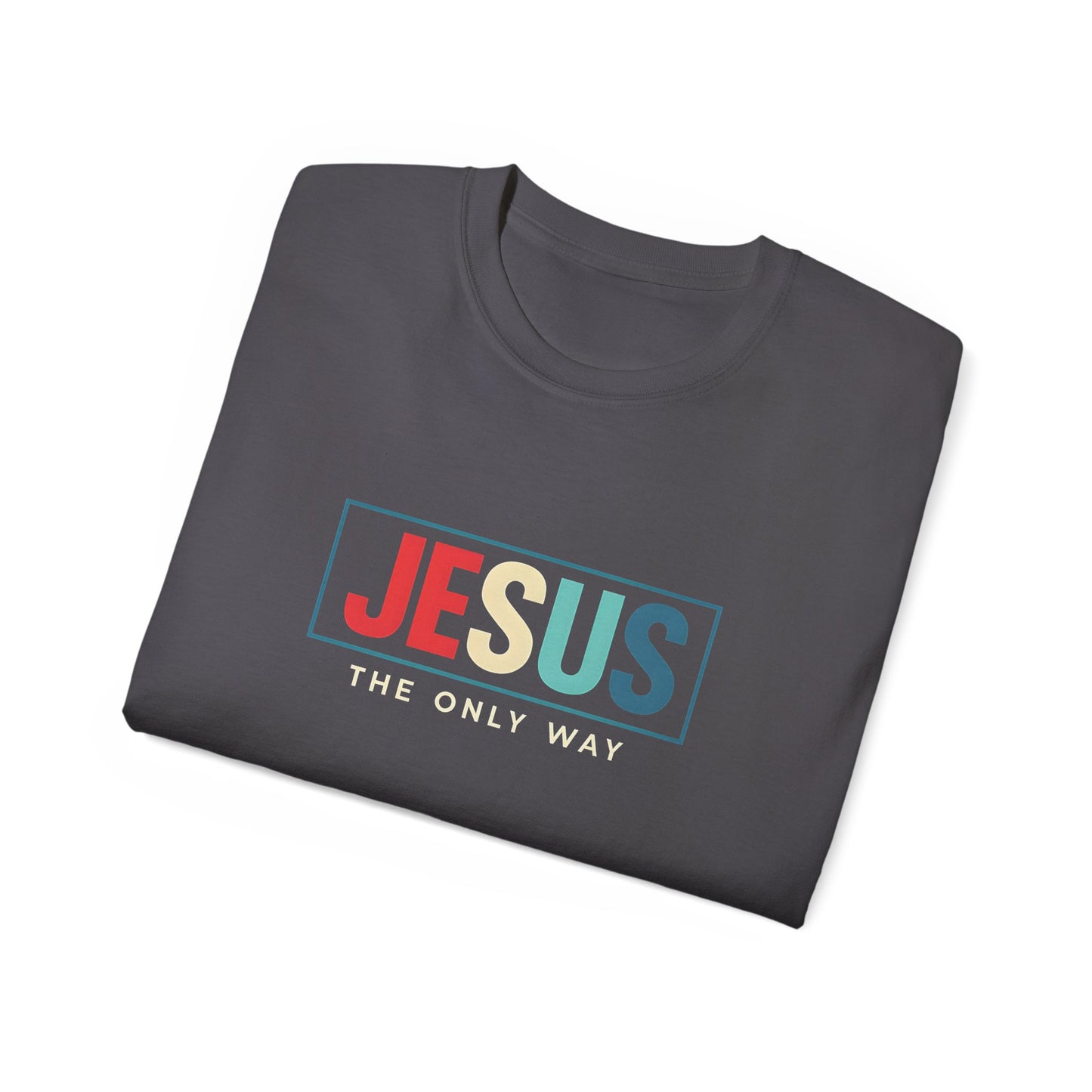 Jesus The Only Way Unisex Ultra Cotton Tee for Faith-based Casual Wear, Comfortable T-Shirt for Everyday, Christian Apparel, Gift for [...]