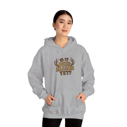 Deer Season Hooded Sweatshirt - Cozy Apparel for Hunters, Great for Fall Adventures, Camping, or Casual Outings, Gift for Outdoorsy Friends