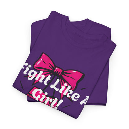 Empowering Fight Like A Girl Tee, Unisex Heavy Cotton Shirt, Fitness Gift, Inspirational Apparel, Strong Women T-Shirt, Breast Cancer [...]