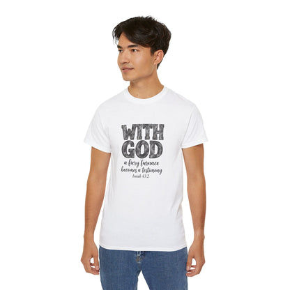 Inspirational Faith Tee, Motivational T-Shirt, Unisex Christian Shirt, Casual Everyday Wear, Gift for Believers, Bible Verse Apparel