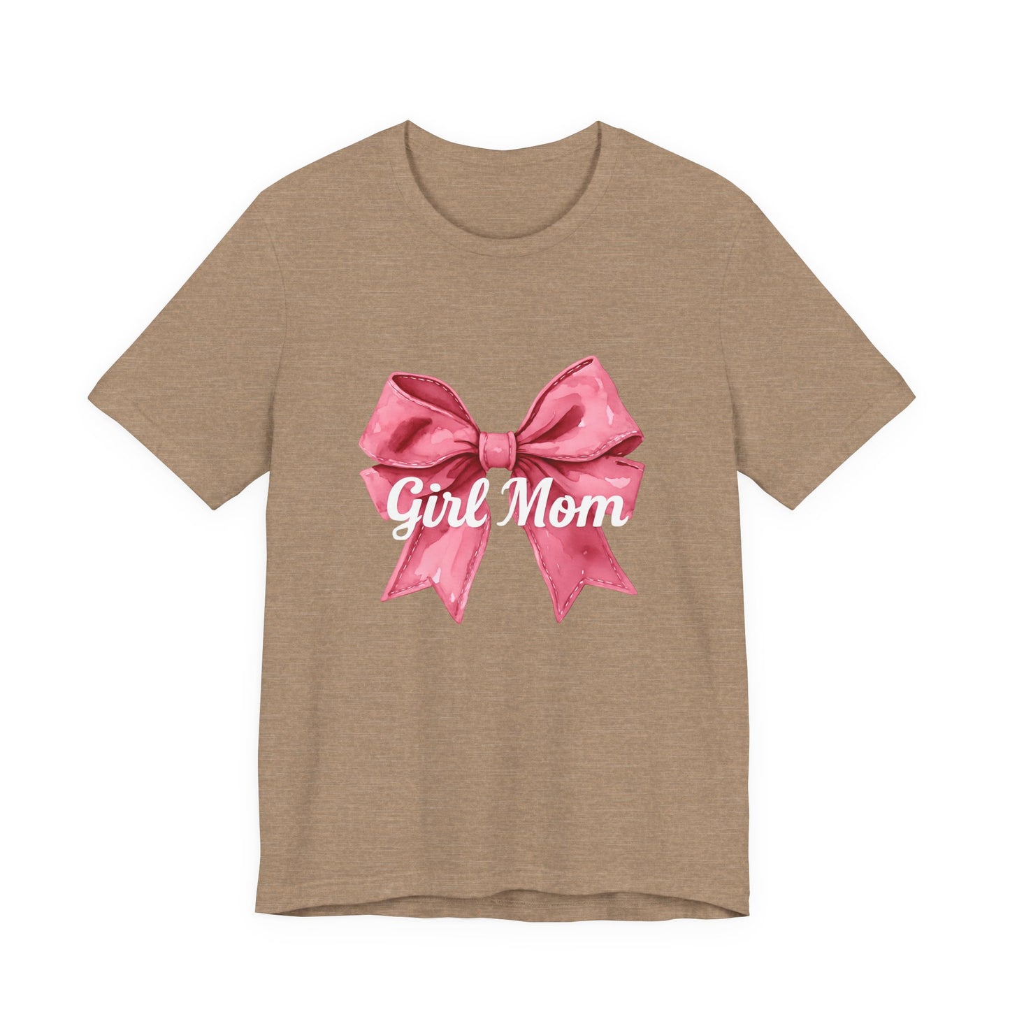 Cute Girl Mom T-Shirt | Unisex Jersey Tee for Moms, Mother's Day Gift, Family Matching Outfits, Birthday Present, Gift for Her
