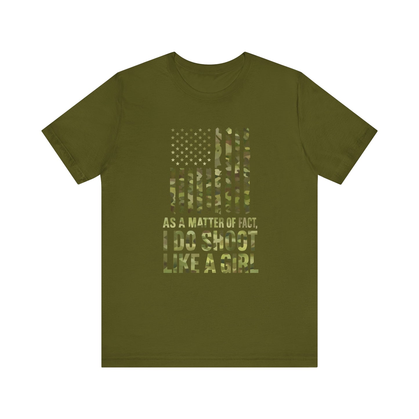 Camo Tee with Empowering Quote, Funny Gift for Women, Outdoor Enthusiast T-Shirt, Shooting Sports Apparel, Unique Casual Wear