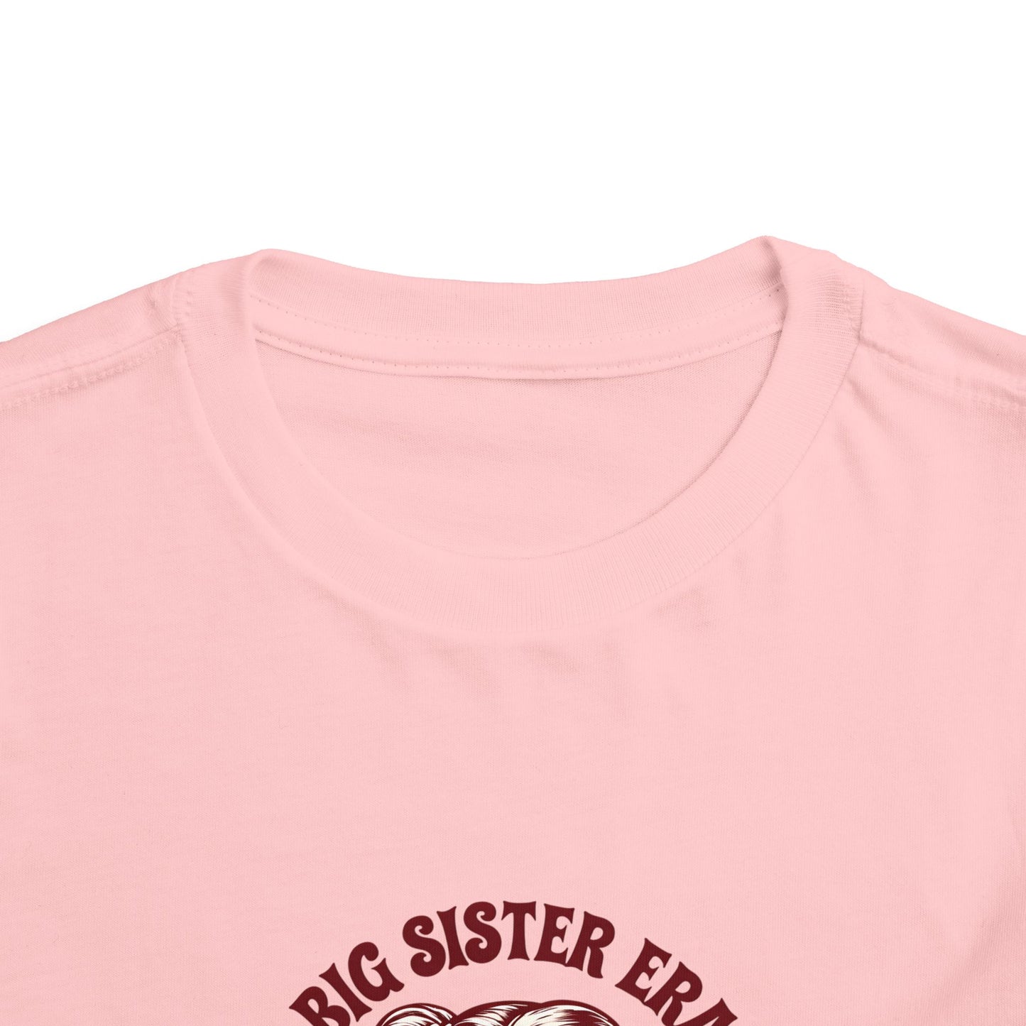 Cute Toddler Short Sleeve Tee - Big Sister Era Shirt for Proud Siblings, Birthday Gift, Family Gatherings, Fun Summer Wear, Toddler Outfit