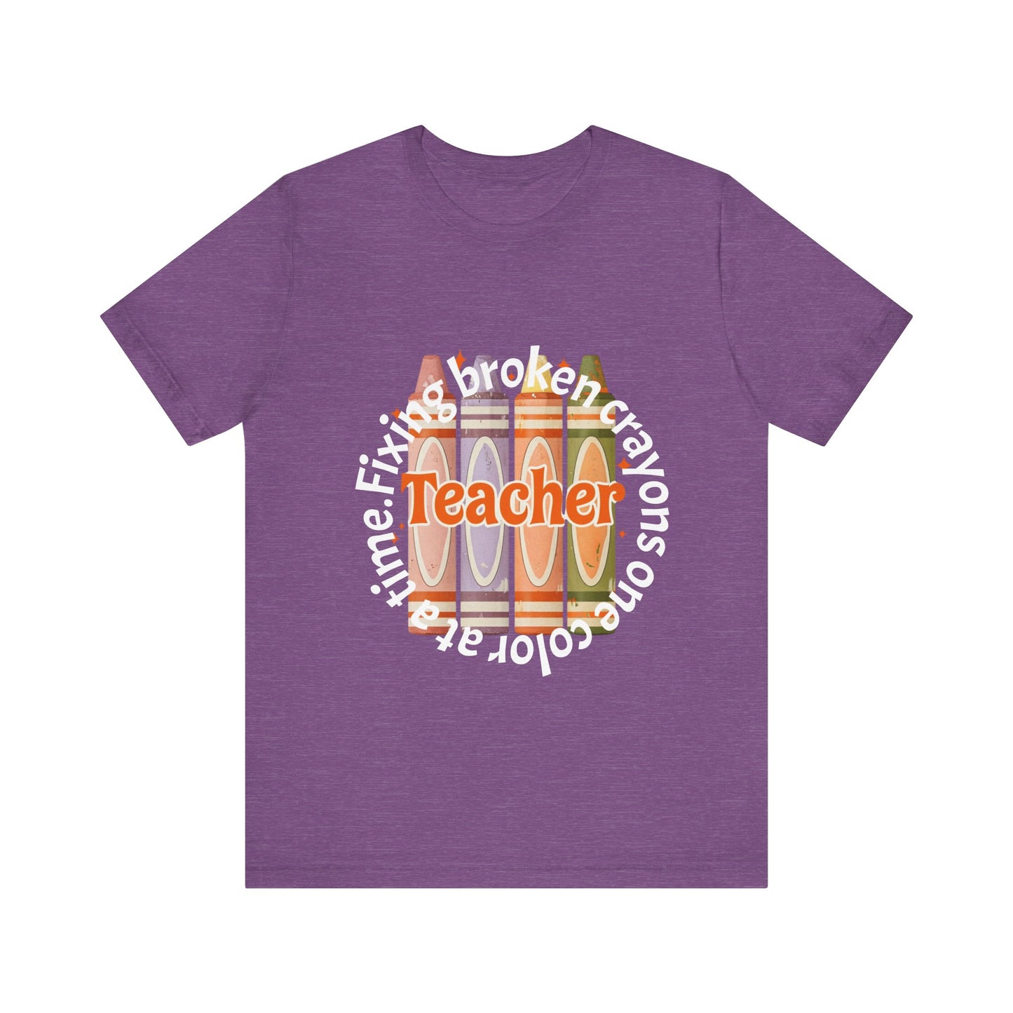 Colorful Teacher T-Shirt - Perfect Gift for Educators, School Events, Teacher Appreciation, Back to School, Fun Classroom Wear