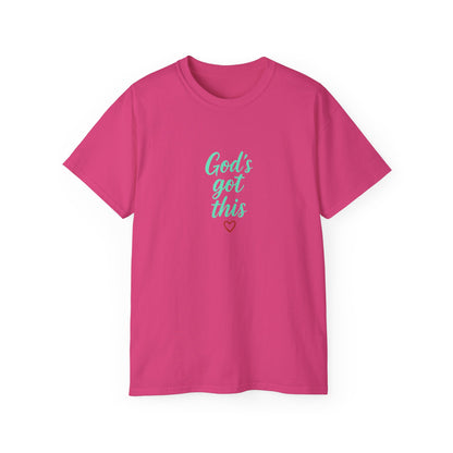 God's Got This Inspirational Tee, Motivational T-Shirt, Faith-Based Apparel, Everyday Casual Wear, Gift for Encouragement