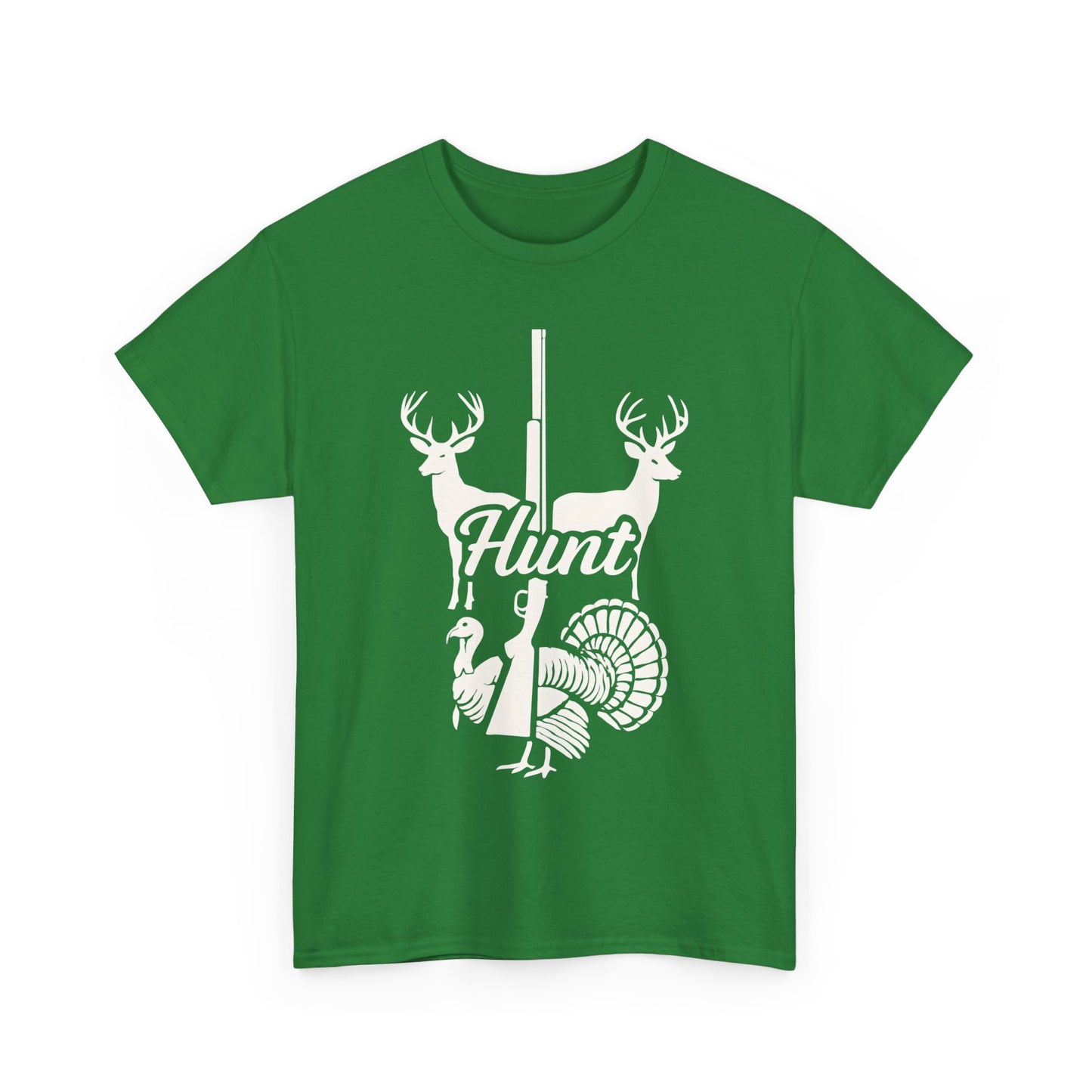 Unisex Heavy Cotton Tee - Hunt Design, Perfect for Outdoors Lovers, Hunting Season, Casual Wear, Gift for Hunters