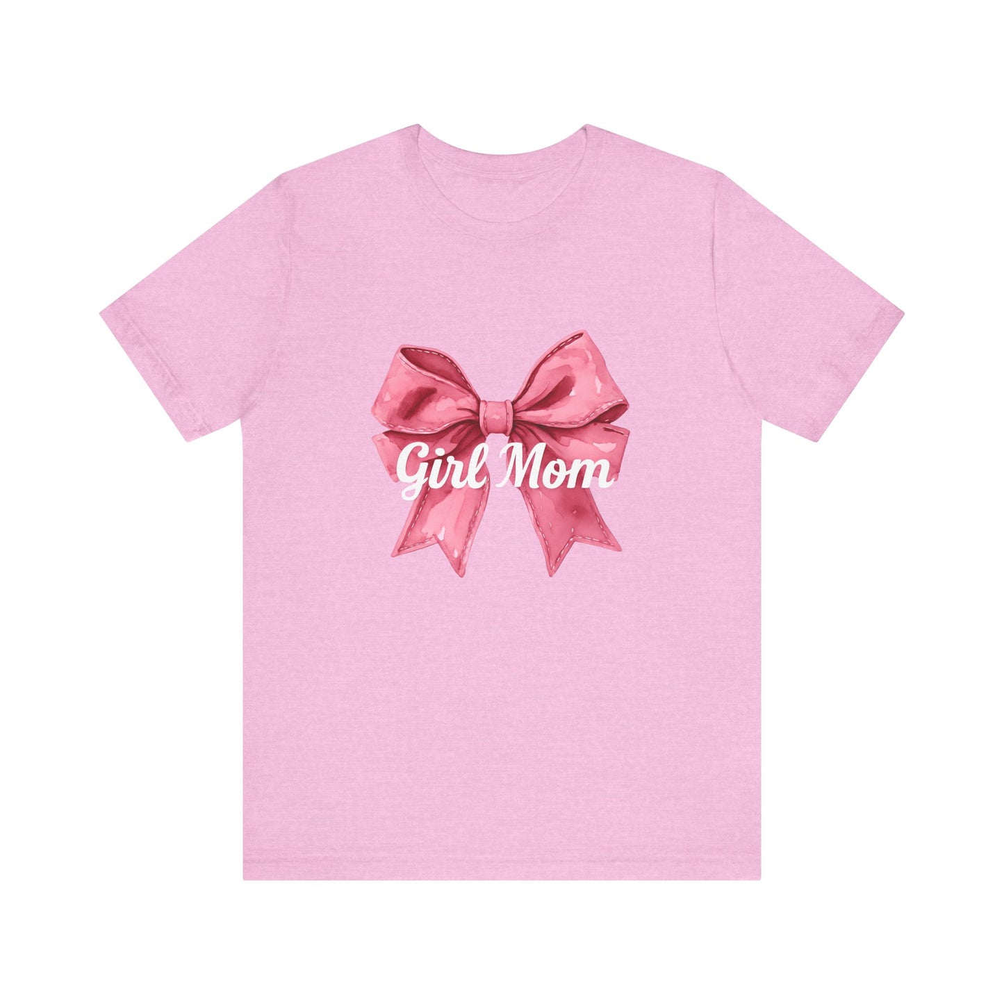 Cute Girl Mom T-Shirt | Unisex Jersey Tee for Moms, Mother's Day Gift, Family Matching Outfits, Birthday Present, Gift for Her