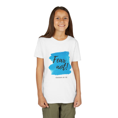 Fear Not Youth Tee - Inspirational Short Sleeve Shirt for Kids, Gift for Birthdays, Faith-Based Apparel, Motivational Wear