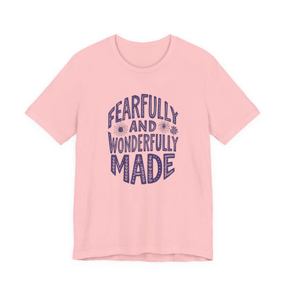 Fearfully and Wonderfully Made T-Shirt | Unisex Inspirational Tee, Faith-Based Apparel, Gift for Encouragement, Everyday Wear, [...]