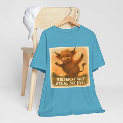 Joyful Heifer Unisex Tee - Perfect for Cow Lovers, Farm Life, Everyday Wear, Gifts, and Celebrations!