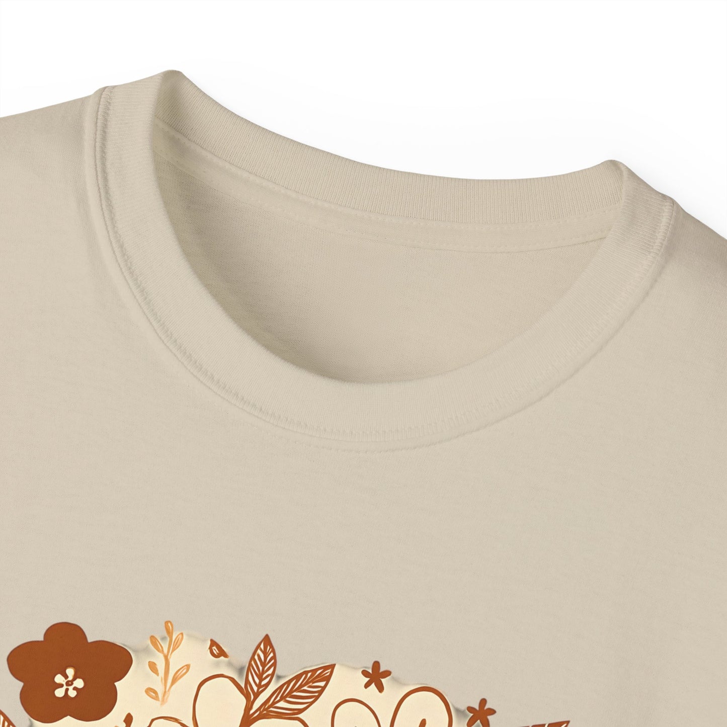 Amazing Grace Floral Unisex Ultra Cotton Tee, Vintage T-Shirt, Gift for Music Lovers, Spiritual Apparel, Heartwarming Quote Tee