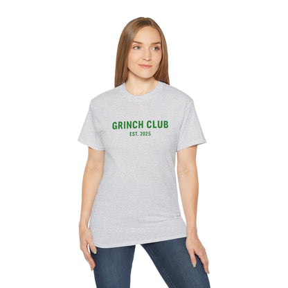 Grinch Club Tee — 'Grinch Club EST. 2025' Christmas Graphic T-Shirt
