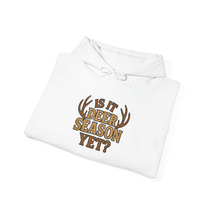 Deer Season Hooded Sweatshirt - Cozy Apparel for Hunters, Great for Fall Adventures, Camping, or Casual Outings, Gift for Outdoorsy Friends