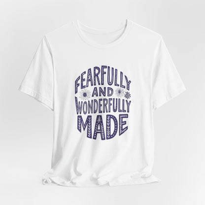 Fearfully and Wonderfully Made T-Shirt | Unisex Inspirational Tee, Faith-Based Apparel, Gift for Encouragement, Everyday Wear, [...]