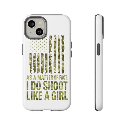 Tough Cases: Camouflage Phone Case, Patriotic Gift, Women's Empowerment, Outdoor Lover, Military Mom, Shooting Sports