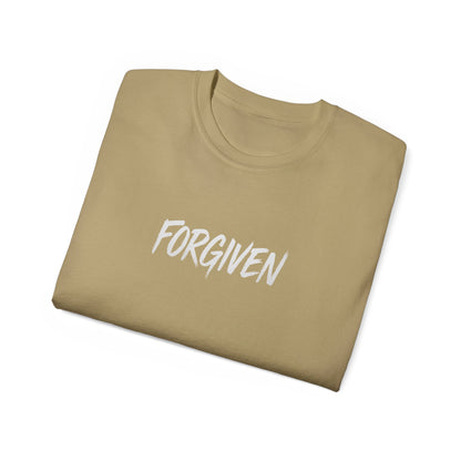 Forgiven Unisex Ultra Cotton Tee - Empowering Message Shirt, Spiritual Gift, Casual Wear, Motivational Tee, Unique Present