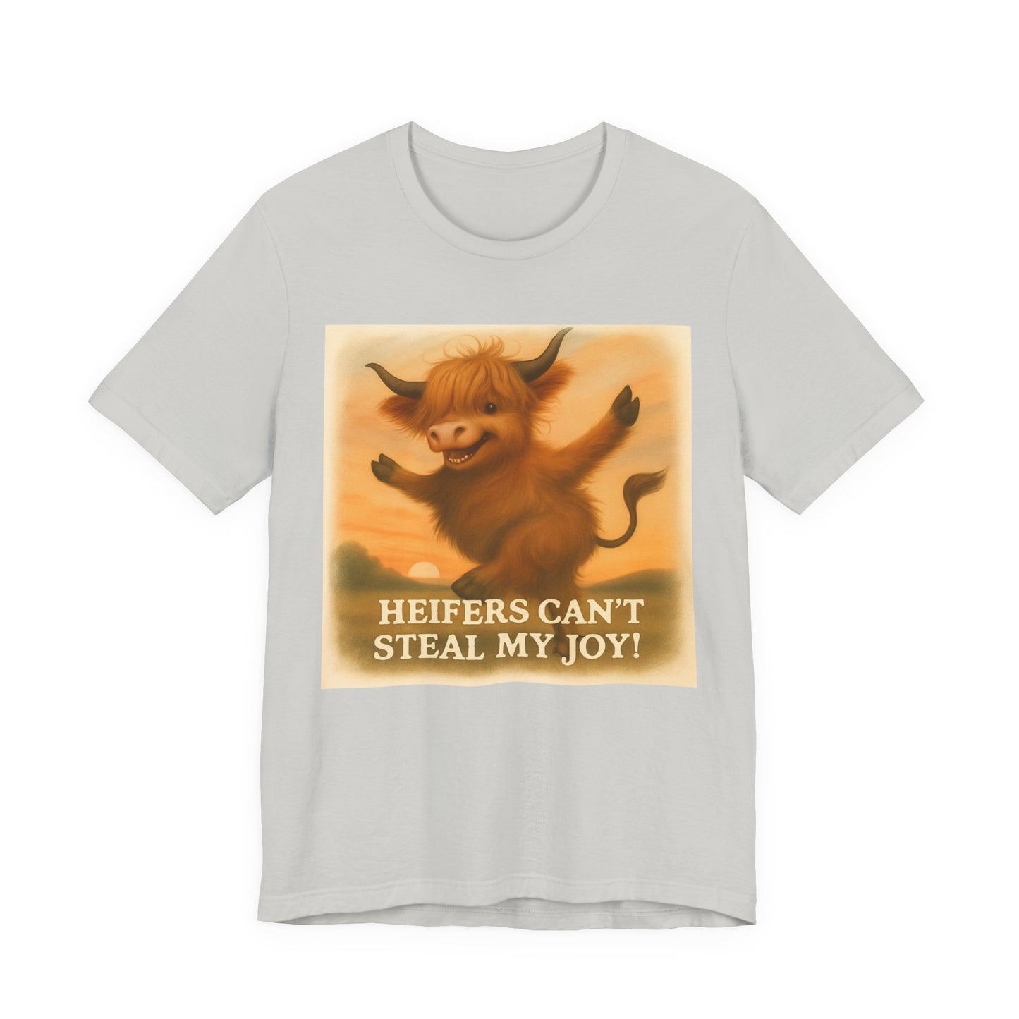 Joyful Heifer Unisex Tee - Perfect for Cow Lovers, Farm Life, Everyday Wear, Gifts, and Celebrations!