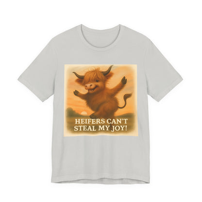 Joyful Heifer Unisex Tee - Perfect for Cow Lovers, Farm Life, Everyday Wear, Gifts, and Celebrations!