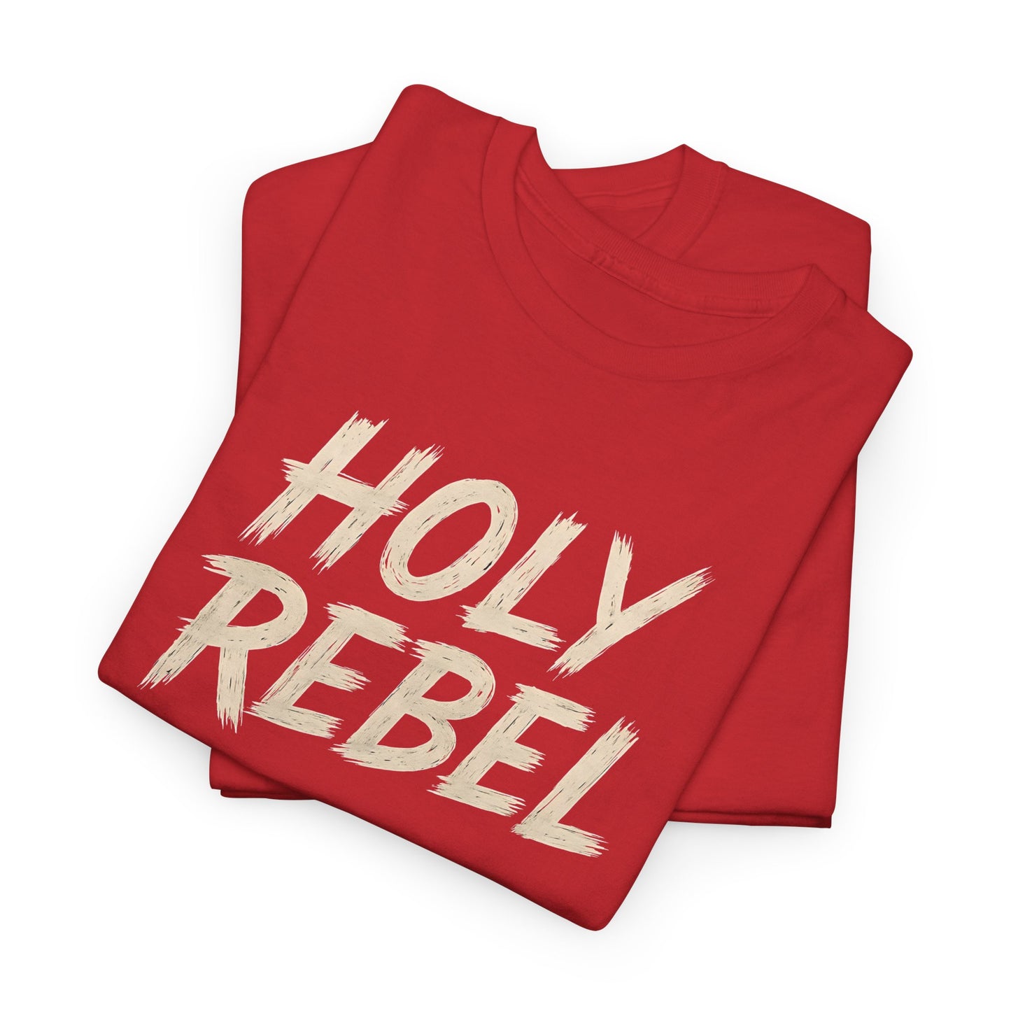 Holy Rebel Unisex Heavy Cotton Tee, Inspirational Christian T-Shirt, Unique Gift for Rebels, Faith-Based Apparel, Motivational Quote [...]