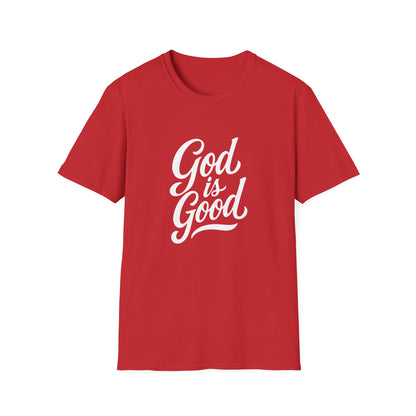 God is Good Graphic Tee | Unisex Softstyle T-Shirt | Faith-Based Apparel for Everyday Wear, Gift for Believers, Inspirational Fashion