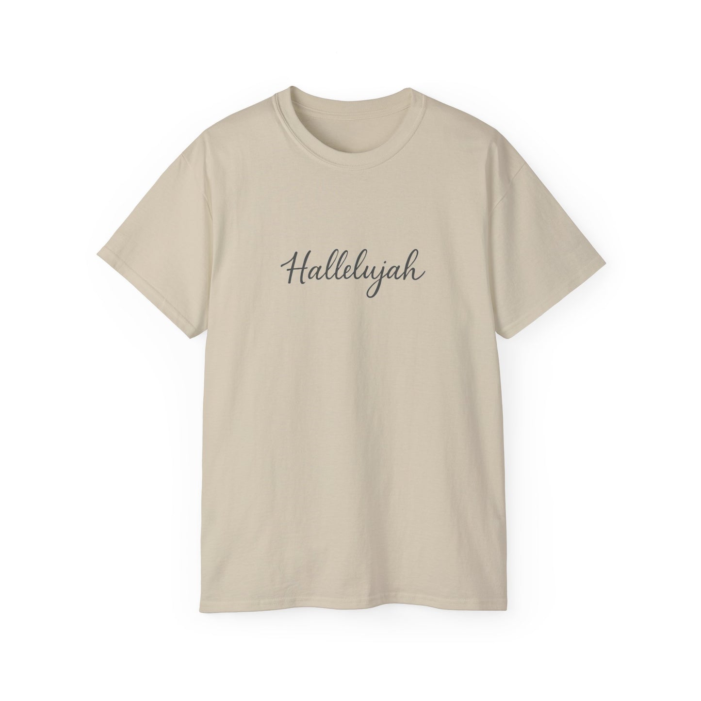 Hallelujah Unisex Ultra Cotton Tee - Casual Graphic Shirt, Faith-Based Apparel, Gifts for Christian Friends, Spring Fashion, [...]