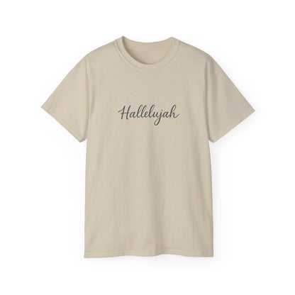 Hallelujah Unisex Ultra Cotton Tee - Casual Graphic Shirt, Faith-Based Apparel, Gifts for Christian Friends, Spring Fashion, [...]